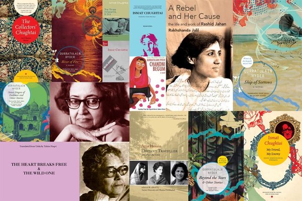 A selection of book covers and authors published by Women Unlimited